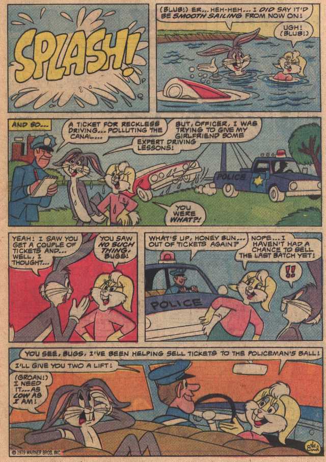 Driving Dilemma (z czasopisma Looney Tunes nr 29, grudzień 1979)