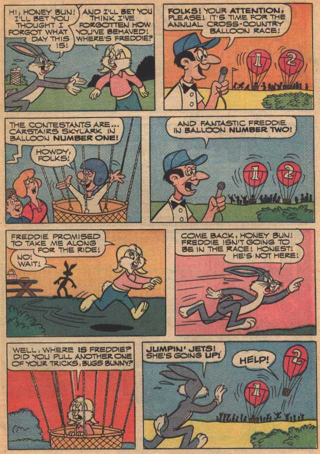 Fantastic Freddie (z czasopisma Bugs Bunny nr 149, maj 1973)