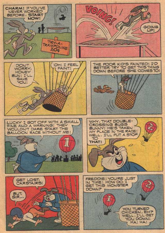 Fantastic Freddie (z czasopisma Bugs Bunny nr 149, maj 1973)
