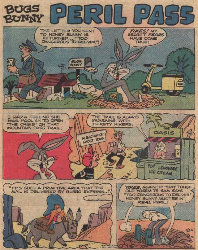Peril Pass (From Looney Tunes 14, June, 1977)