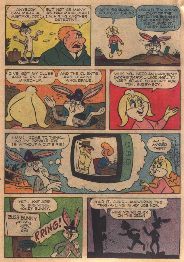 The Girl from B. U. N. N. Y. (z czasopisma Bugs Bunny nr 109, styczeń 1967)