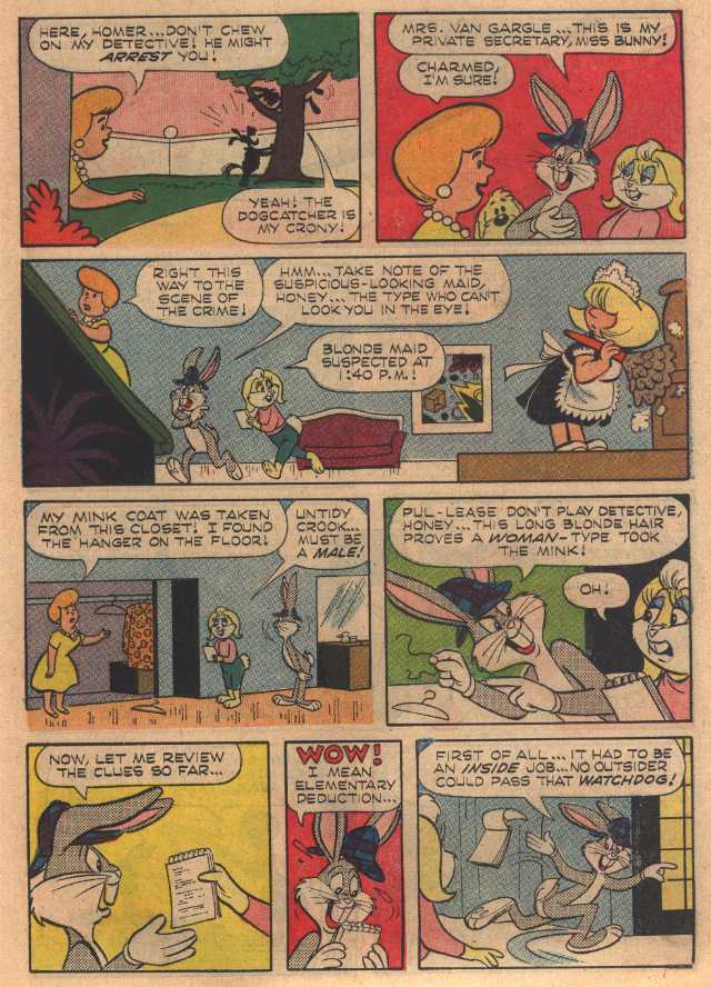 The Girl from B. U. N. N. Y. (Bugs Bunny #109 January, 1967)