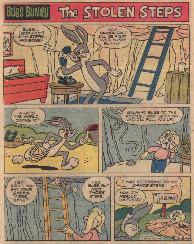 The Stolen Steps (z czasopisma Looney Tunes nr 12, luty 1977)