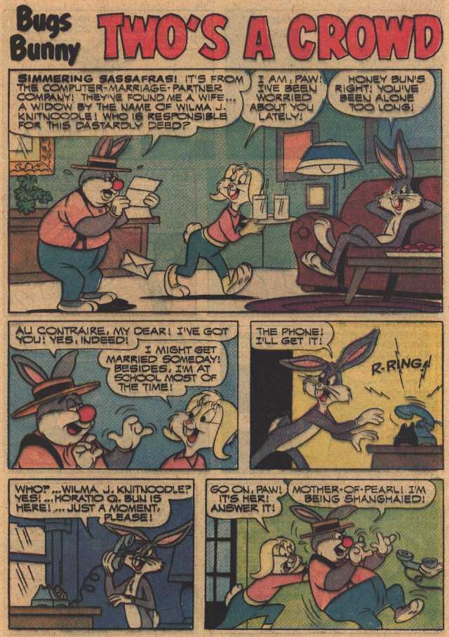 Two's a Crowd (From Bugs Bunny 150, July 1973)
