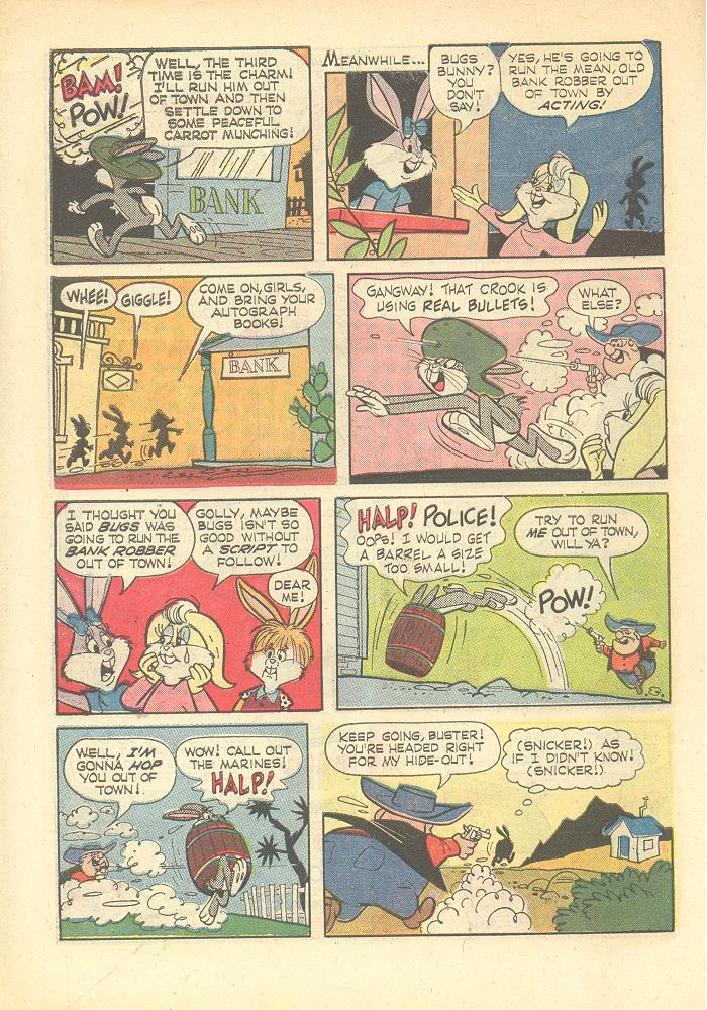 Showdown at Carrot Gulch - Honey Bunny's debut story (From Bugs Bunny #108, November 1966)