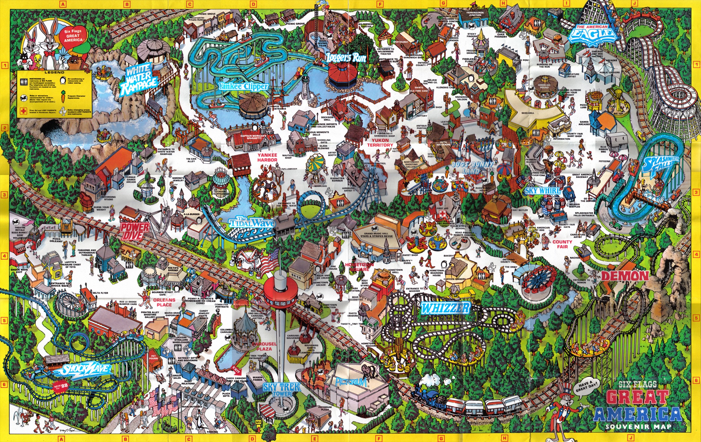 Six Flags Great America 1988