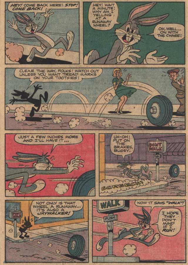 Big Wheel Deal (From Bugs Bunny #174, July 1976)